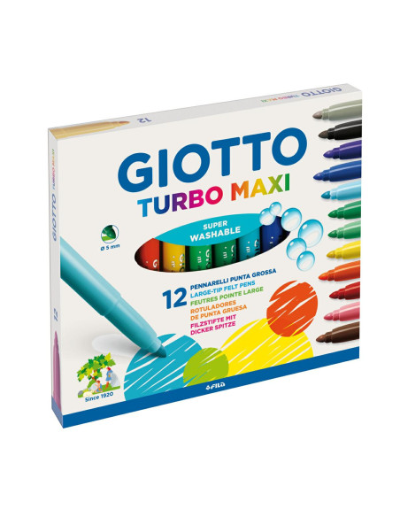 PENNARELLI GIOTTO TURBO MAXI 12 COLORI