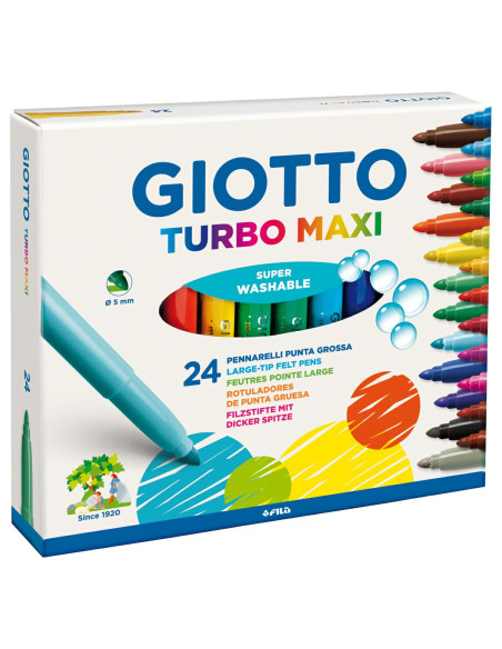 PENNARELLI GIOTTO TURBO MAXI 24 COLORI