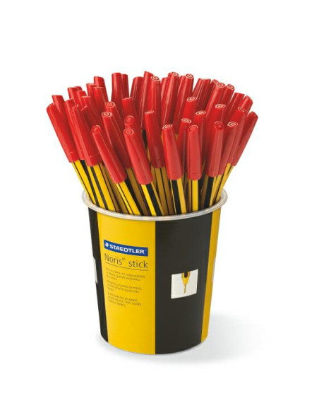 PENNA A SFERA STAEDTLER NORIS STICK ROSSO