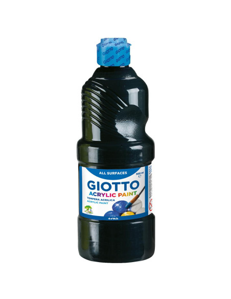 TEMPERA ACRILICA GIOTTO ML.500 NERO