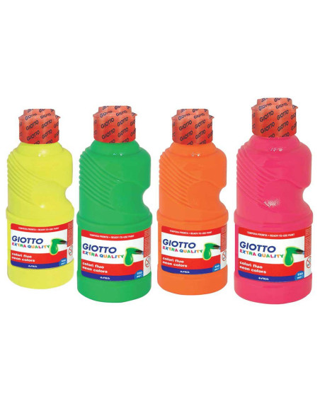 TEMPERA PRONTA GIOTTO FLUO ML.250 VERDE