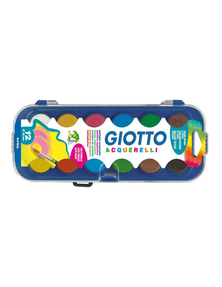 ACQUARELLI GIOTTO PZ.12 MM.30 COL. ASS.
