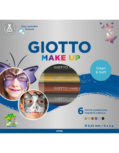MAKE UP GIOTTO MATITE PZ.6 METALLICI