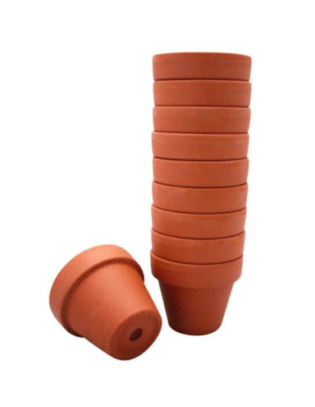 VASETTO TERRACOTTA PZ.10 CM.8.