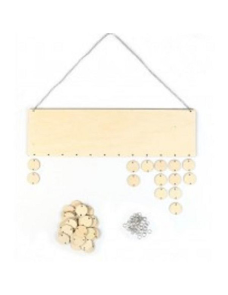 LEGNO\DISCHI PZ.30 + ANELLI CM.50X15X6,7