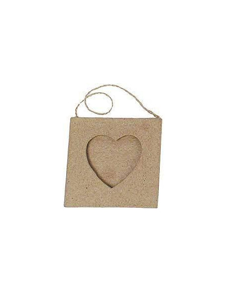 CARTONE\PORTAFOTO CUORE PZ.10 MM.75X75X5