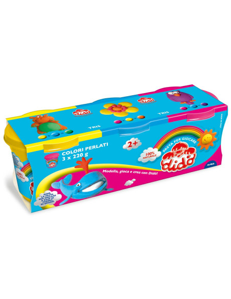 PLASTILINA DIDO' 3XGR.220 PERLATI