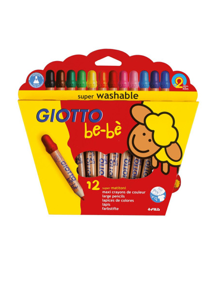PRIMI MATITONI GIOTTO BE-BE' 12 COL.