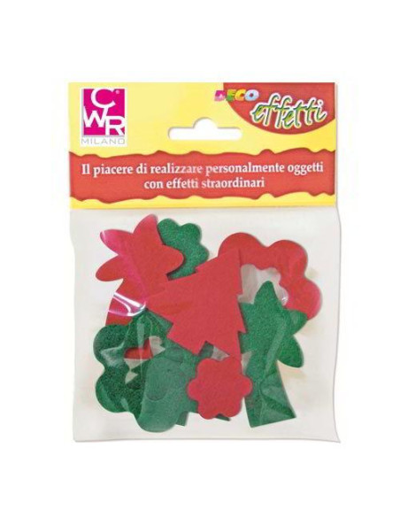 FELTRO DECO SAGOMATO 6 SOGGETTI NATALIZI