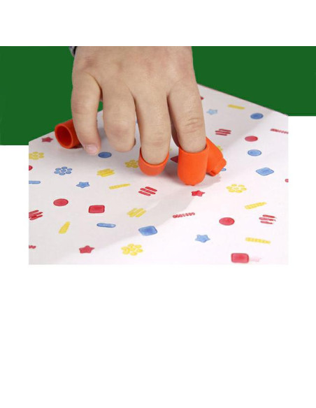 TIMBRI A DITO 6 SOGGETTI PZ.24.