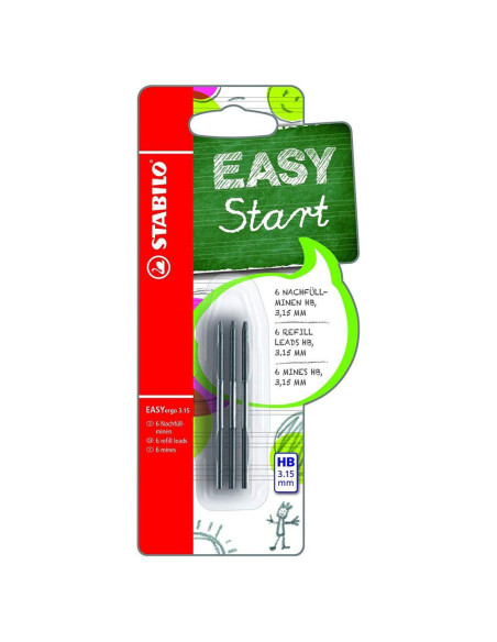 MINE PER PORTAM. STABILO EASY PZ.6 MM.1,4 HB