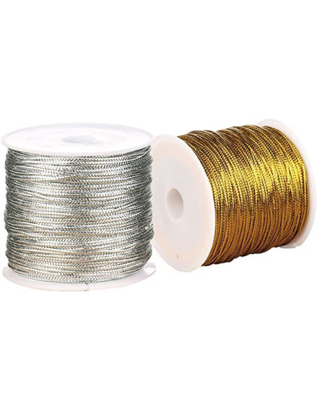 CORDONCINO METALL. MT.10 D. MM.1,3 ARGENTO