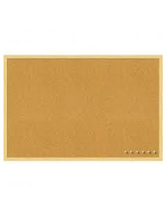 BACHECA SUGHERO CORN. LEGNO 45X60