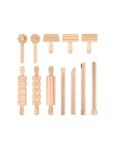 ACCESSORI PER MODELLARE IN LEGNO PZ.12