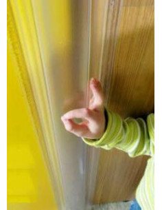 SALVADITA PER PORTE H.120 APERTURA MAX. 110