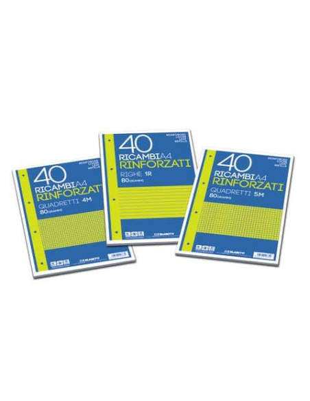 RICAMBI CON FORI RINF. FG.40 RIGO A4