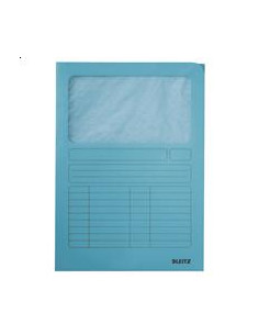 CARTELLA CON FINESTRA SINTEX PZ.50 AZZURRO