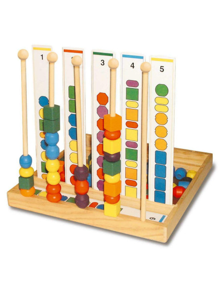 ABACO SEQUENZE LEGNO  45 PERLE