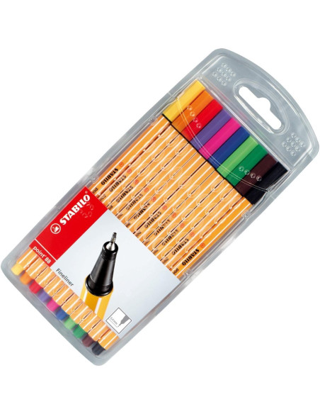 PENNA P. AD AGO STABILO POINT 88- 10 COL.