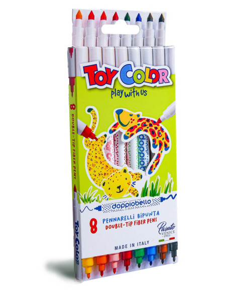 PENNARELLI TOY COLOR BIPUNTA 8 COLORI