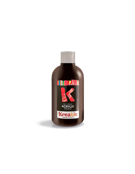 TEMPERA ACRILICA KREABLE ML.500MARRONE