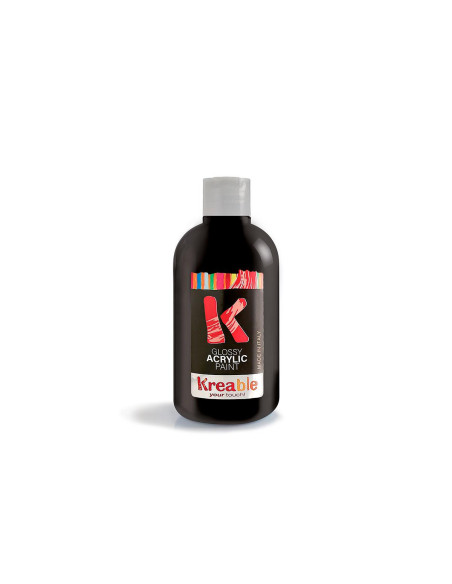 TEMPERA ACRILICA KREABLE ML.500NERO