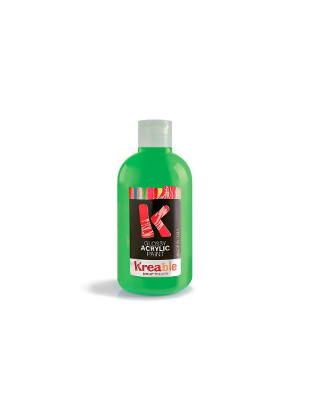 TEMPERA ACRILICA KREABLE ML.500VERDE CHIARO
