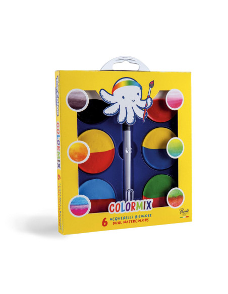 ACQUARELLI TOY COLOR 6 COL. MM.5 BI-COLOR