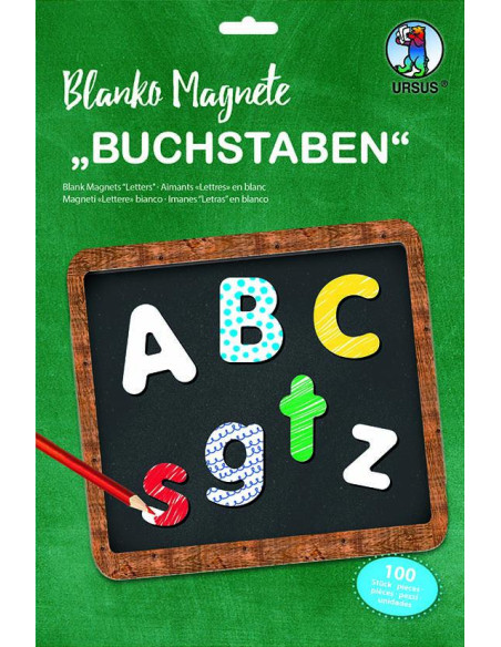 LETTERE MAGNETICHE DA COLORARE PZ.100