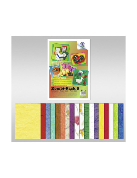 CARTA NATURALE FG.18 COL. ASS. CM.23X33