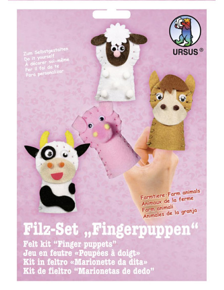 BURATTINI A DITA DA COSTRUIRE -FATTORIA