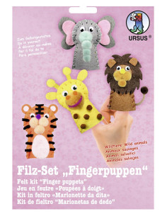 BURATTINI A DITA DA COSTRUIRE -SAVANA