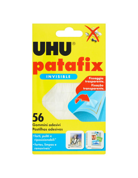 GOMMA ADESIVA UHU PATAFIX PZ.56INVISIBILE