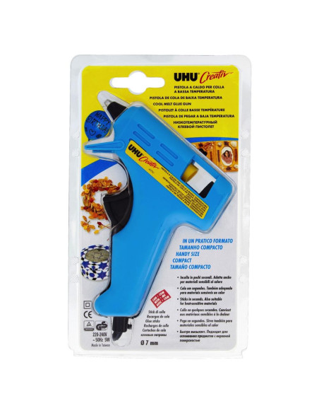 PISTOLA TERMOF. UHU BASSA TEMP. PER COLLA 7MM