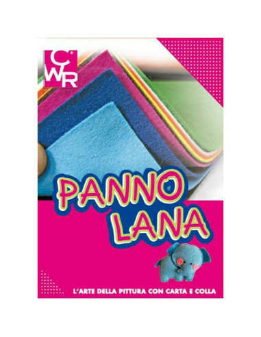 PANNO LANA CM. 50X180 AZZURRO.