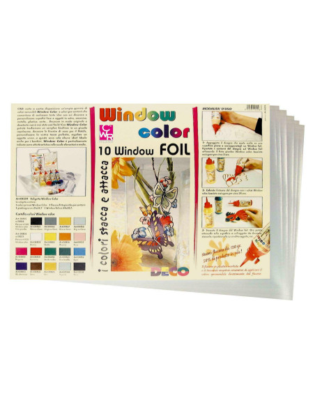 PELLICOLA VETRO FG.10 CM.29,7X42 TRASPARENTE