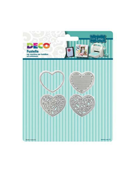 FUSTELLA LA LITTLE CUORI MM.48X41