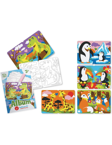 SABBIARELLI ALBUM I CUCCIOLI 10 DISEGNI A6