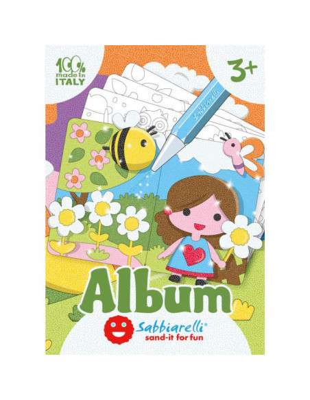 SABBIARELLI ALBUM LE STAGIONI 8 DISEGNI A6