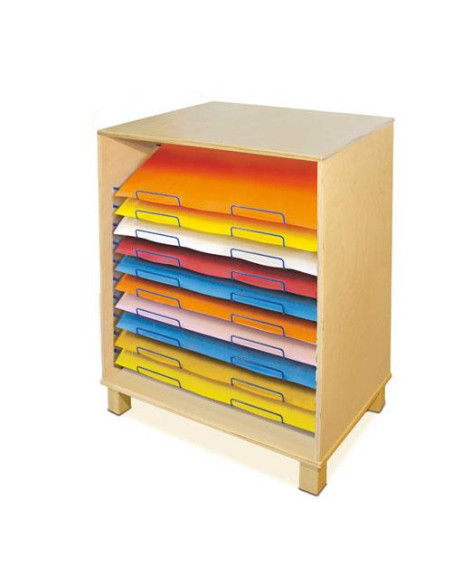 MOBILE PORTACARTONCINI 10 RIPIANI PER 50X70