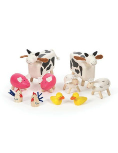 ANIMALI DELLA FATTORIA IN LEGNO