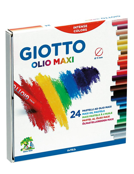 PASTELLI AD OLIO MAXI GIOTTO 24 COLORI